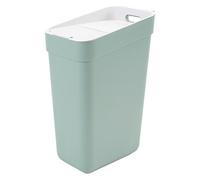 Curver Ready to Collect 30L Sorting Bin with Wall or Door Holder for Kitchen, Bathroom, Laundry - 100% Recycled - Green