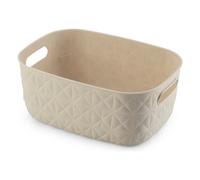 Curver K258721 SOFTEX Small White Chalk Basket