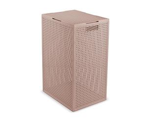 CURVER KAYA LAUNDRY HAMPER 60L Powder Pink