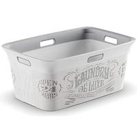 Curver Kis 6709000 Laundry Basket Chic Laundry Bag 45 Litres Plastic Multi-Coloured 59 x 39 x 27 cm