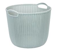 Curver "Knit Round Hamper, Blue, 30 Litre