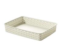 Curver My Style Rattan Tray Vintage White A4