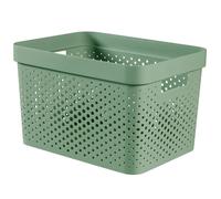CURVER, Infinity Box 17 L, Green, 35.5 x 26.2 x 21.9 cm, Recycled Plastic