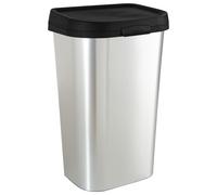 Curver Mistral 50 Litre Lift Top Bin - Silver
