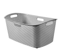 Curver My Style Grey Plastic Laundry Basket, 47L
