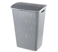Curver "My Style Laundry Box, Silver, 35 x 25 x 10 cm