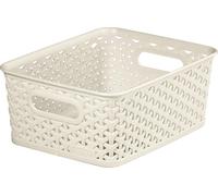 Curver Nestable Rattan Basket White 8L [196859]