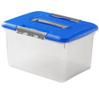 Curver Optima Transportation Box with Lid Blue 37 x 28 x 21 CM 15 L VE = 1