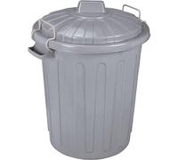 Curver Oscar Waste Bin, Grey, 40 x 35 x 45 cm