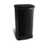 Curver Pedal Bin 50 L Shiny Metal Look