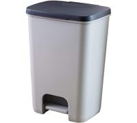 Curver Pedal Bin Essentials 20L Light Grey Trash Can Waste Container Pedal Bin