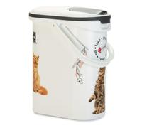 Curver Pet Food Container Cat 10L Pet Food Storage Box Plastic Handy Opening