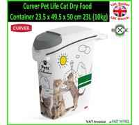 Dog Cat Food Container Storage Box Dispenser 2L 6kg 12kg 10kg 20kg Litter Pet HQ