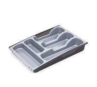 Curver Plastic Flexible 30 to 50 cm Cutlery Tray Cutlery Tray Silver