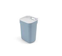Curver Ready to Collect 100% Recycled 10L Kitchen Accessories Recycling Lift Top Bin Smoked Grey with Light Grey Lid