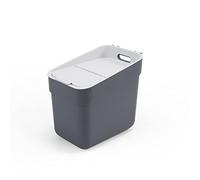 Curver Ready to Collect 100% Recycled 20L Kitchen Accessories Recycling Lift Top Bin Dark Grey with Light Grey Lid