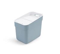 CURVER Ready to Collect 100% Recycled 20L Kitchen Accessories Recycling Lift Top Bin Smoked Grey with Light Grey Lid