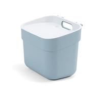 Curver Ready to Collect 100% Recycled 5L Kitchen Accessories Recycling Lift Top Bin Smoked Grey with Light Grey Lid