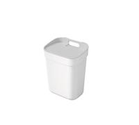 Curver Ready To Collect 10L Sorting Bin - Ideal Under Sink - With Wall Mount for Wall or Door - Kitchen, Bathroom, Laundry Room - 100% Recycled - White