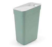 Curver Ready to Collect 30L Sorting Bin with Wall or Door Holder for Kitchen, Bathroom, Laundry - 100% Recycled - Green