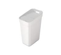 Curver Ready To Collect 30L Sorting Bin with Wall or Door Holder for Kitchen, Bathroom, Laundry Room - 100% Recycled - White