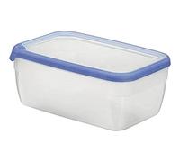 Curver Food Container Rectangular 5,4l in Transparent/Blue, 30 x 20 x 16 cm
