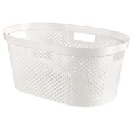 Curver Recycled Infinity Dots Laundry Basket 40L White