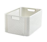 Curver Style 205851 Storage Box Rattan-Look Second Generation Polypropylene Large