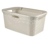 Laundry Basket Curver Natural Style 45L Cream 187492
