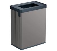 CURVER Verto 54L Recycling Bin, Dual Compartments, Recycling Lid, Easy Sorting, Sleek Design, Pearl Grey