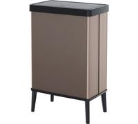 Curver Verto 54 Litre Touch Top Bin - Pearl Rose