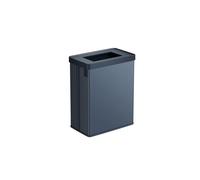 CURVER Verto 54L Recycling Bin, Dual Compartments, Recycling Lid, Easy Sorting, Sl esign, Pearl Blue