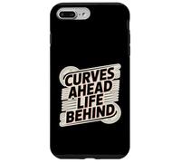 Curves Ahead Life Behind Open Road Driving Fan Case for iPhone 7 Plus/8 Plus