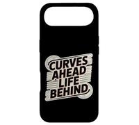 Curves Ahead Life Behind Open Road Driving Fan Case for iPhone Air