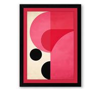 Curves in Motion Geometric Framed Wall Art Print A1 (84.1×59.4cm) Black, Wall Decor for Living Room, Bedroom, Office & Home, Ready to Hang, Art Gift