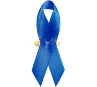 Curvier 100 Blue Satin Ribbons for Diabetes Awareness