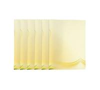 Curving Chamomile Flowers Flying Butterfliesprint Placemats For Dining Table Set Of 6 :18x12 Inch Easy To Clean Heat Resistant Waterproof Quality