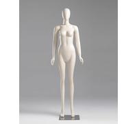 Curvy Female Dress Form Mannequin, Detachable Lightweight Posing Model, Faceless Full Body Display for Sewing, Tailoring & Fashion Design (Style 3)