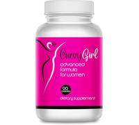 Curvy Girl- Female Weight Gain Pills- Butt and Breast Enhancement for Women- Get your Curves Fast- Fill Out your Jeans and Fit in that Swimsuit Without Surgery or Padding- 90 Veggie Capsules