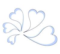 Curvy Heart (Curved wonky) - Stainless Steel Sugarcraft Cutters