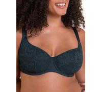 Curvy Kate All Night Lace Multiway Balcony Bra Womens Lingerie Denim Blue 30F
