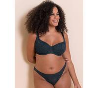 Curvy Kate All Night Lace Scooped Multiway Balcony Bra In Blue Blue 34HH