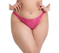 Curvy Kate All Night Lace Tanga Brief - Hot Pink/Blush - XL - 16