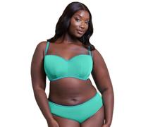 Curvy Kate Bandeau Bikini Top Minimalist Multiway Womens Ladies Swimwear Aqua Size D-J
