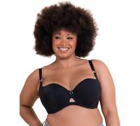 Curvy Kate Balcony Bra Boost Me Up, Padded Push-Up Underwired, Black 30E