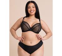 Curvy Kate Bra Underwired Plunge Lifestyle Mesh Womens Ladies Black Size D-J