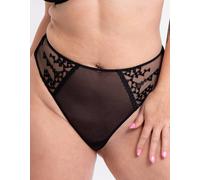 Curvy Kate Centre Stage Deep Thong Brief Knickers Lingerie In Black Black
