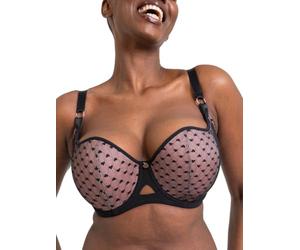 Curvy Kate CK092106 Boost Heartbreaker Padded Balcony Bra Black/Pink