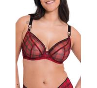 Curvy Kate CK5711 Lifestyle Print Plunge Bra - CK5711 Check Print