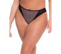 Curvy Kate Gin Fizz Brazilian Brief - Black/Blush - XS - 8